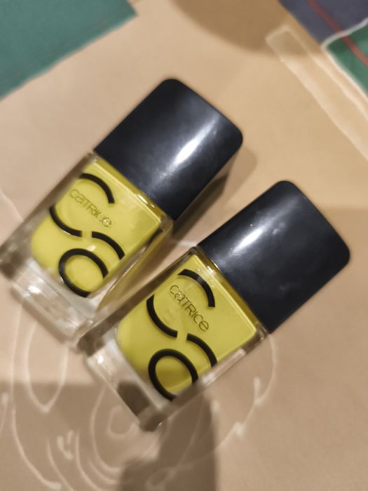 Lakiery do paznokci 2 sztuki Żółte Catrice Nowe