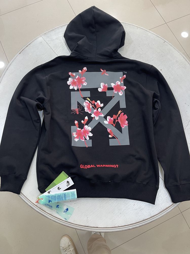 Hoodie OffWhite Preto