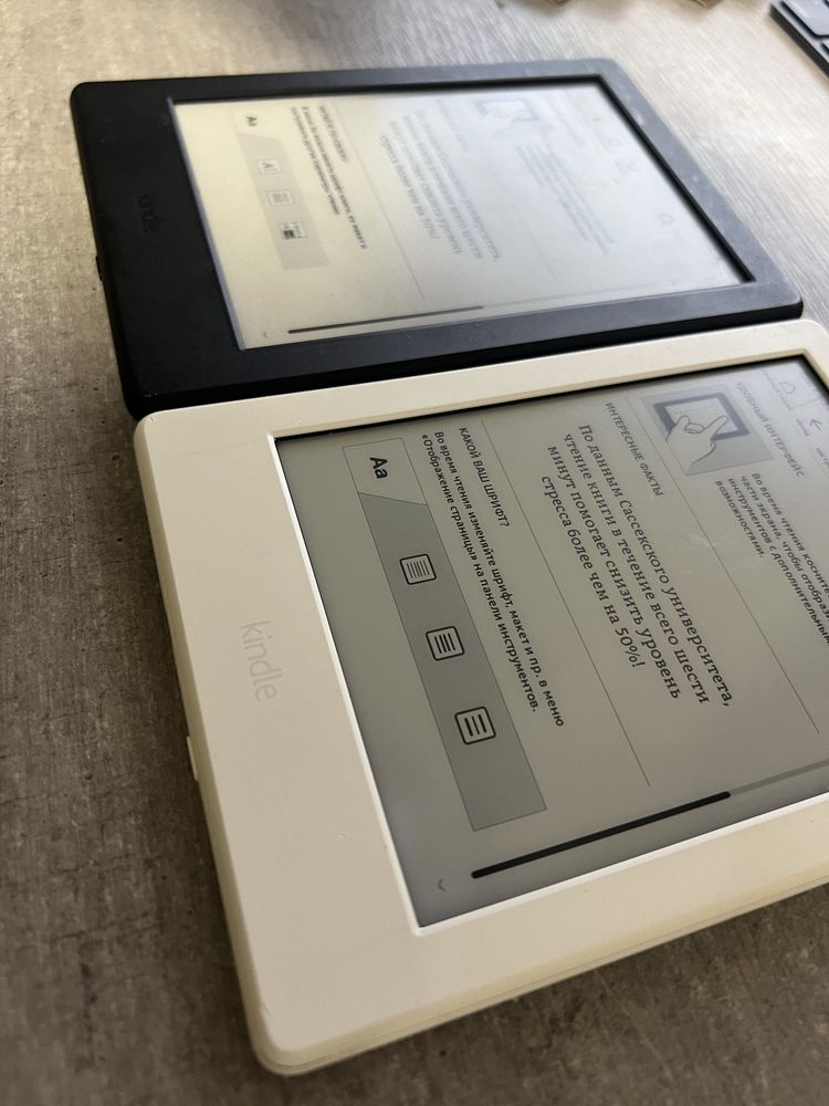 Kindle 8 покоління. 2018-2019. Чорний, білий. Гарантія
