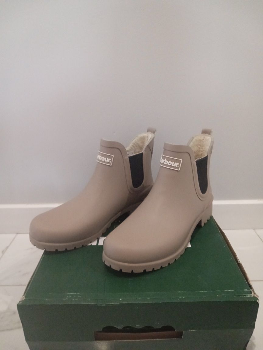 Kalosze Barbour Kirkton damskie ocieplane