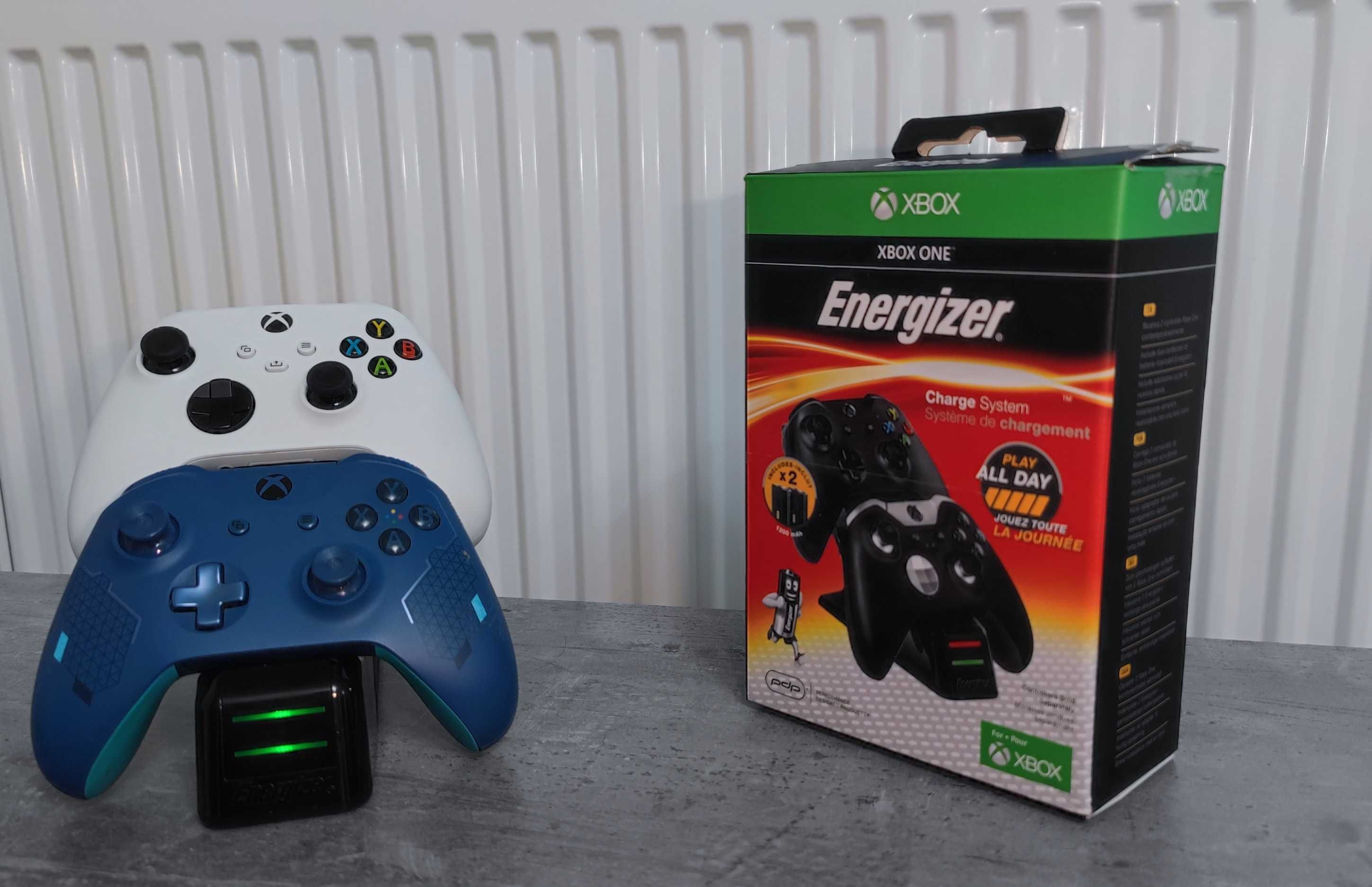 Stacja ładująca do padów ENERGIZER do Xbox ONE - PEŁEN ZESTAW