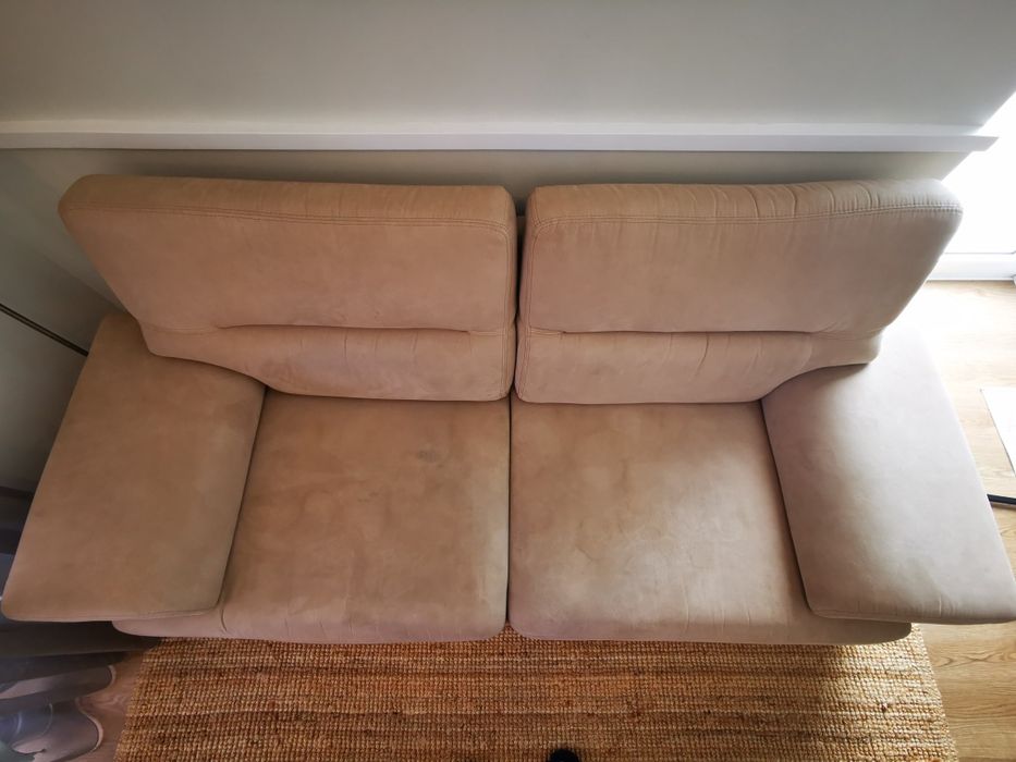 Sofa 3 lugares beige