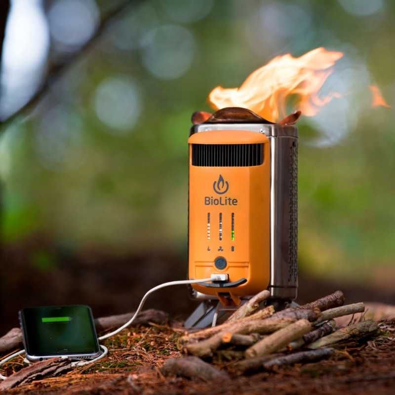 Набір посуду на кухню з грилем повербанком та лампою Biolite. 3200 mAh