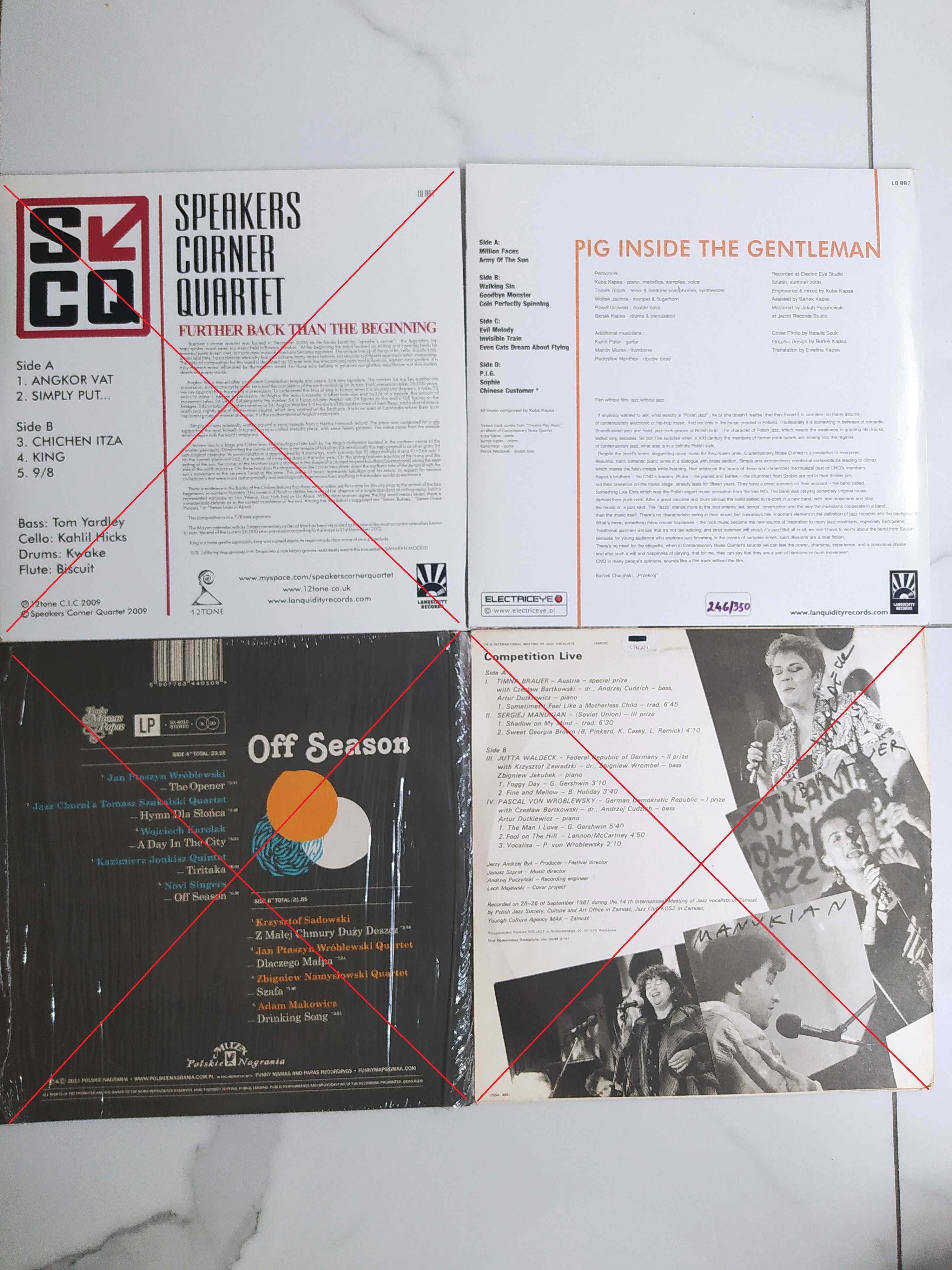 Contemporary Noise Quintet – Pig Inside The Gentleman 2LP winylowa