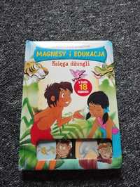 Księga Dżungli zagadki o zwierzętach magnesy i edukacja