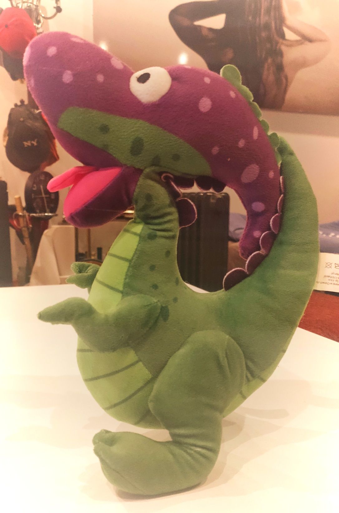 Duży ok. 35cm Dinozaur Polozaur Nela maskotka, pluszak, zabawka