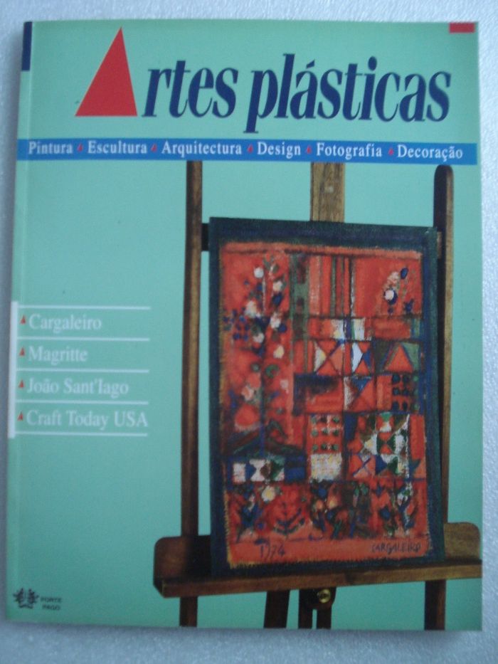 Antiga Revista Artes Plásticas com entrevista a Cargaleiro - 1993