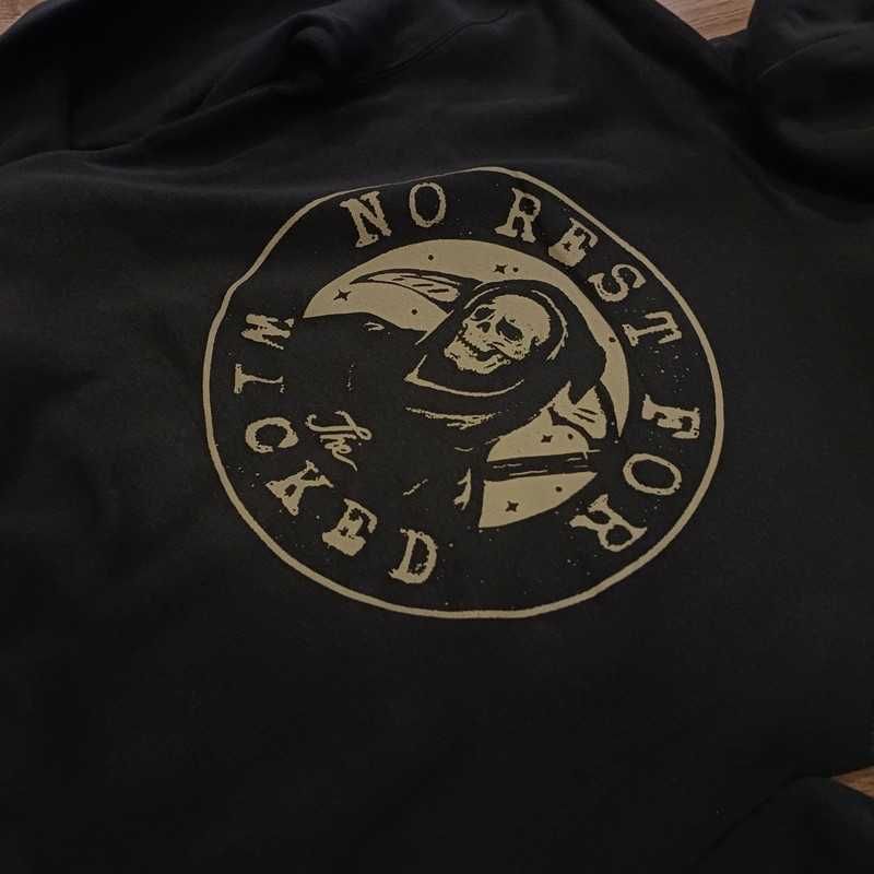 Hoodie Sweat c/ Capuz No Rest For The Wicked Cinza Escuro
