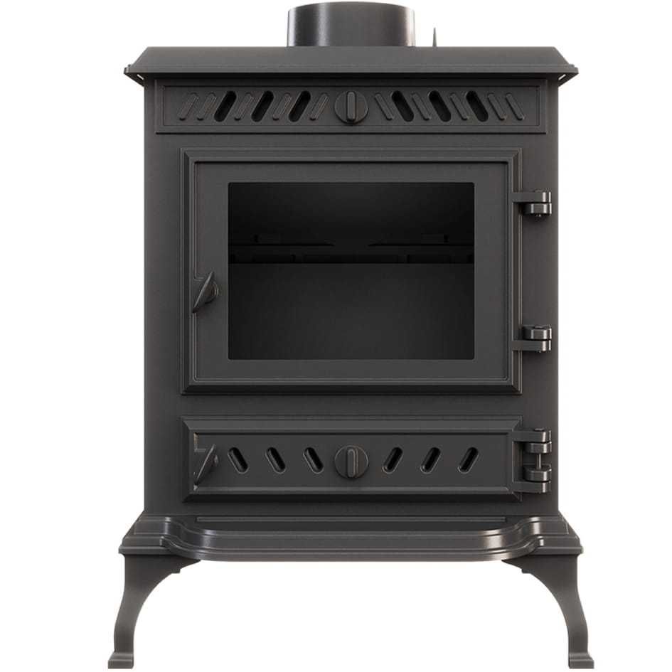 Piec piecyk kominek żeliwny koza KAWMET P3 ECO 7,4 kW wolnostojący