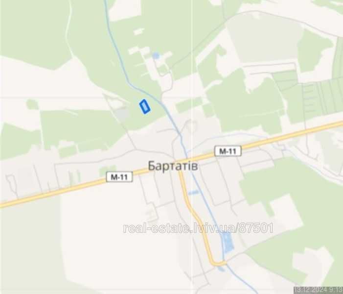 Продаж земельної ділянки під комерцію/забудову котеджів,40сот,Бартатів
