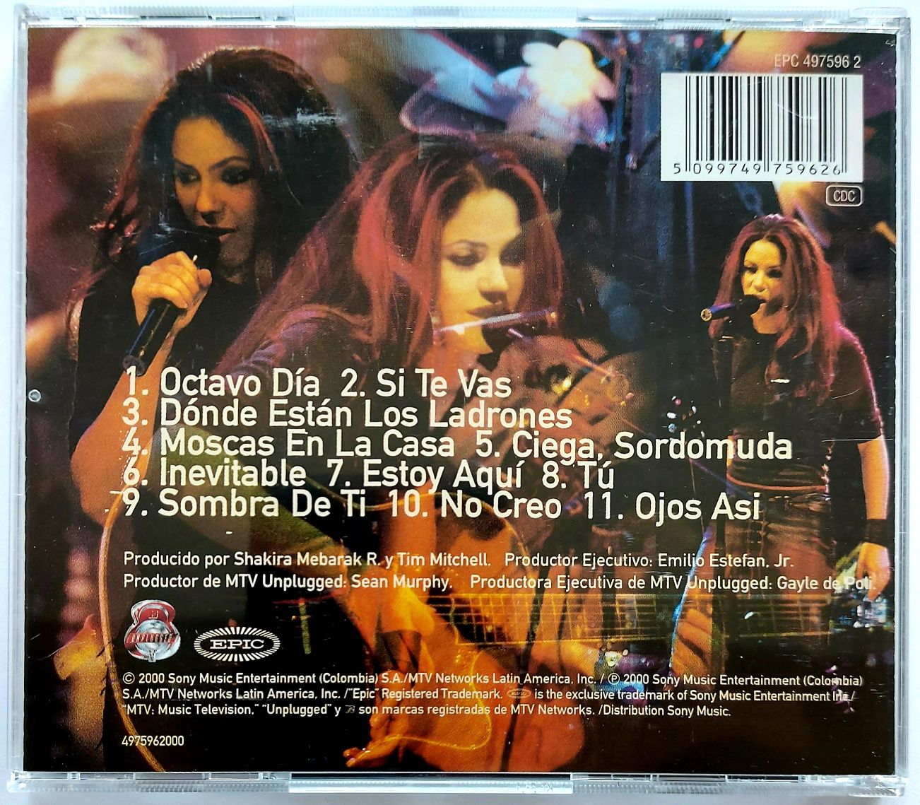 Shakira MTV Unplugged 2000r
