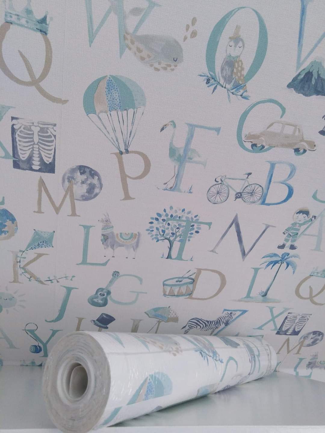 Tapeta winylowa Abc