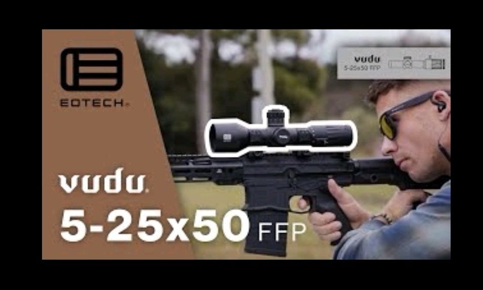 Приціл оптичний Eotech Vudu 5-25X50 FFP, 
MRAD, підц