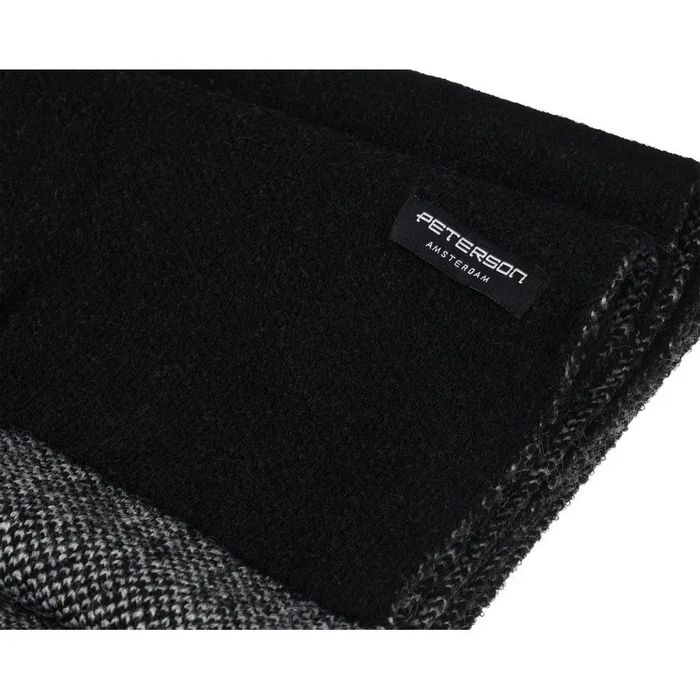 dwustronny szal męski z ciepłego materiału - peterson