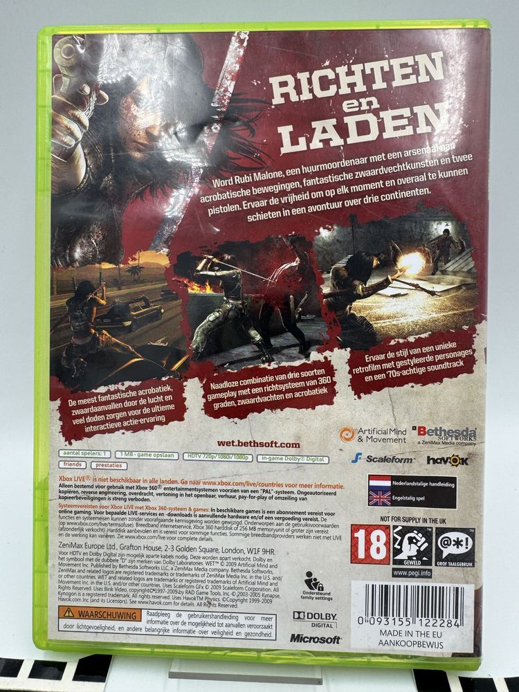 Gra Wet Xbox 360 Gwarancja