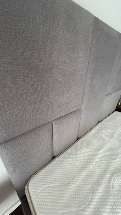 Cama casal em tecido 1,80x2,00