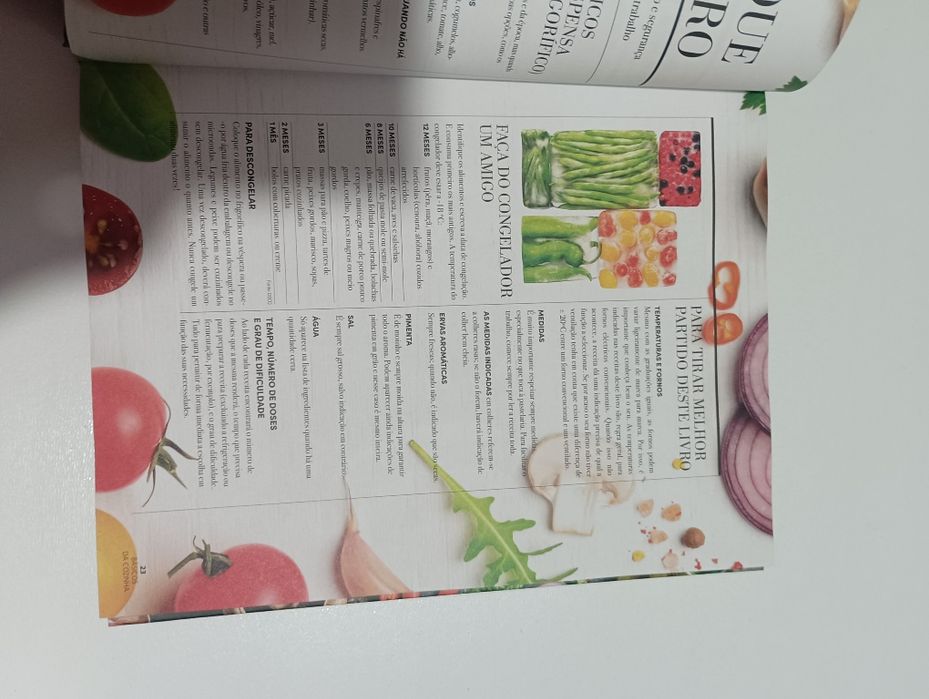 Livro de receitas NOVO IMPECAVEL