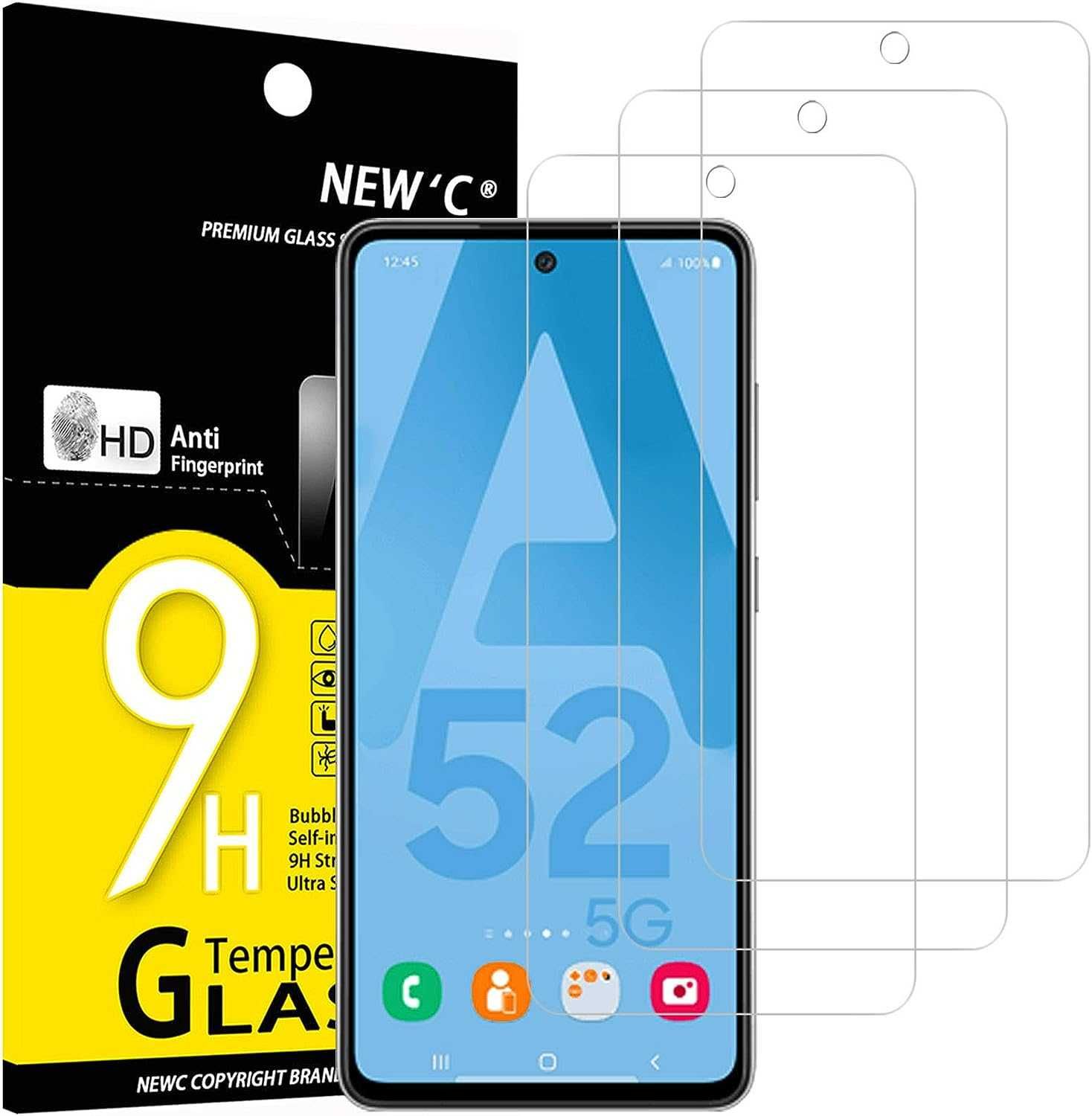 3x Szkło Hartowane do Samsung Galaxy A52 4G / A52 5G