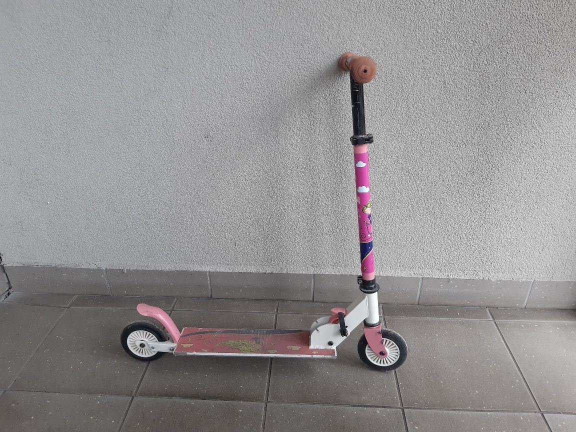 Hulajnoga scooter dla dziecka różowa