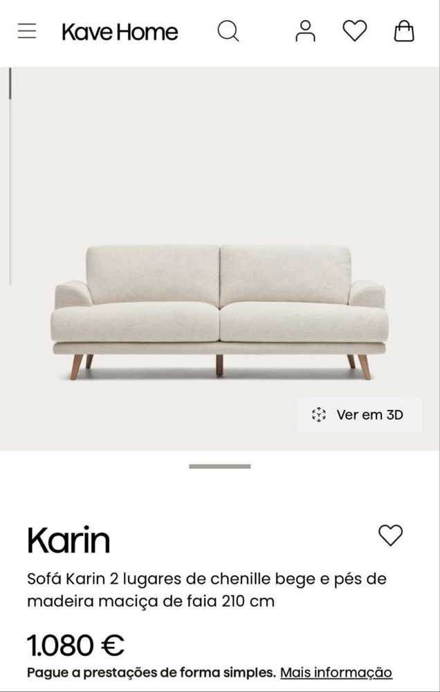 Sofás Kave Home (x2)