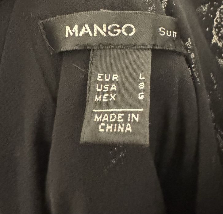 Чорна сукня Mango (новорічна)