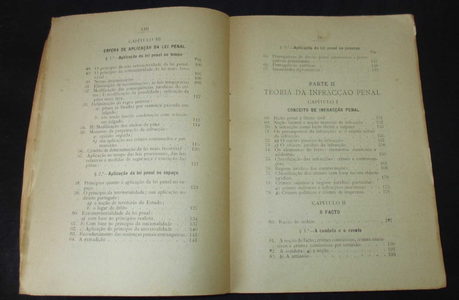 Livro Lições de Direito Penal 2ª edição 1945