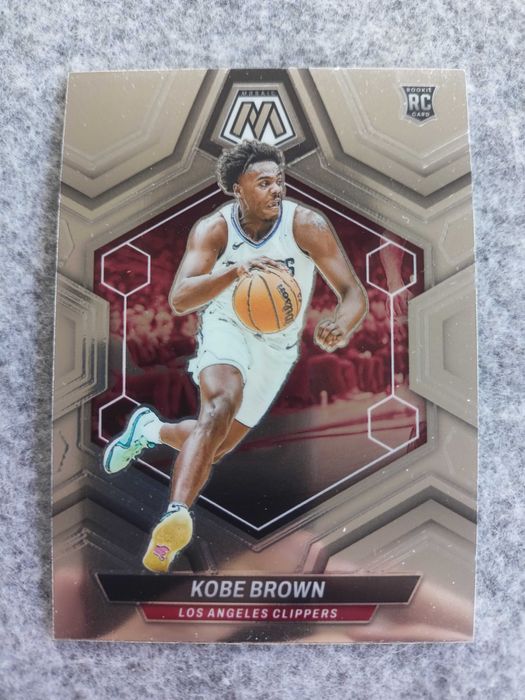 Karta NBA Rookie 2023-24 Panini Mosaic Kobe Brown Los Angeles Clippers