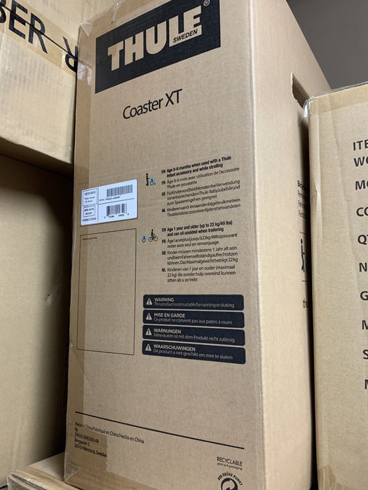 Thule wózek coaster xt 2 osobowa przyczepka rowerowa NOWA fv/paragon