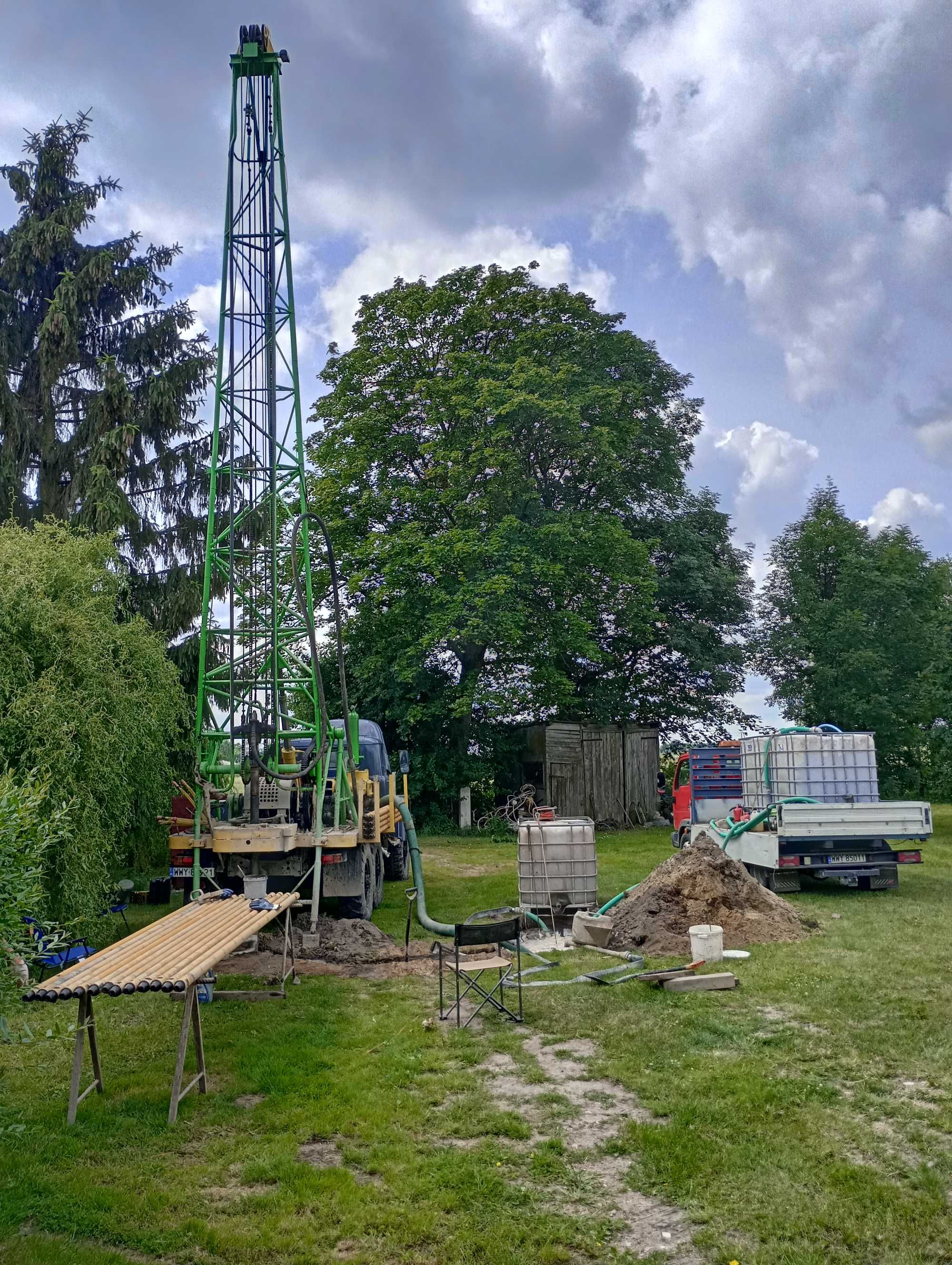 Wiercenie studni głębinowych odwierty pod pompy ciepła sondy studnia