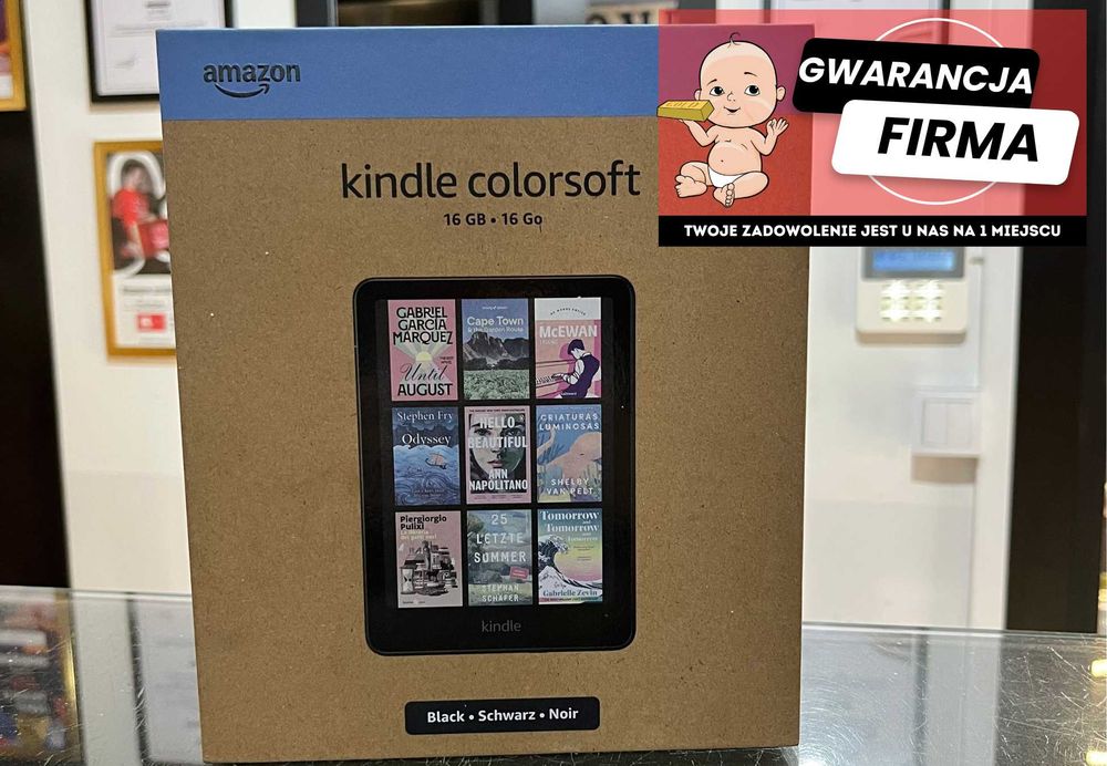 Czytnik E-booków Amazon Kindle Colorsoft | Nowy | 16GB | 7" |