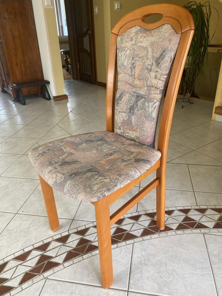 Stół rozkładany + 6 krzeseł