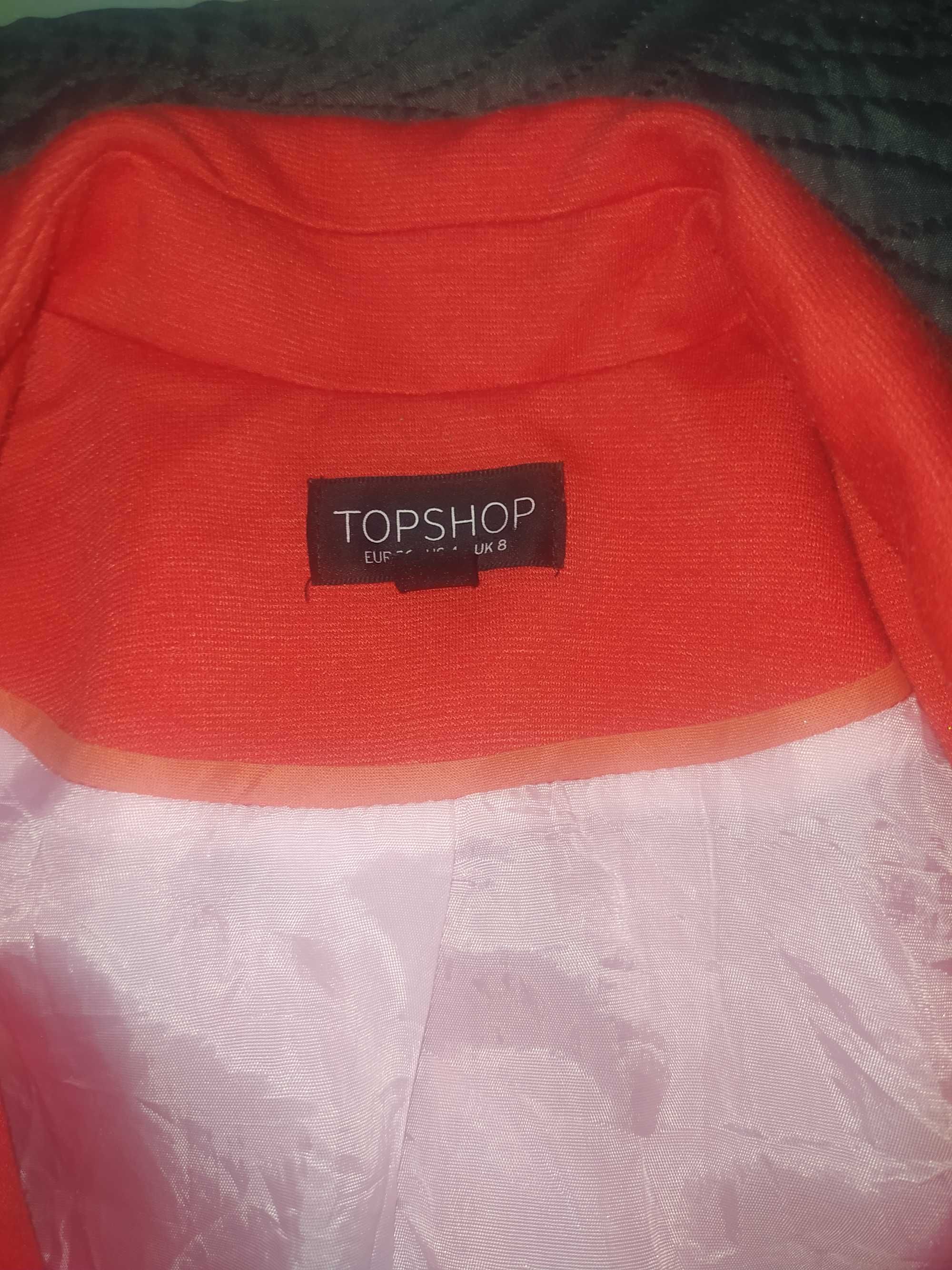 marynarka narzutka żakiet  kolarowy Topshop