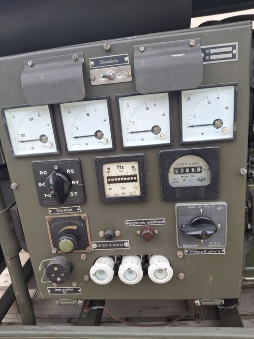 Wojskowy agregat prądotwórczy PAB4 4kw. 400v