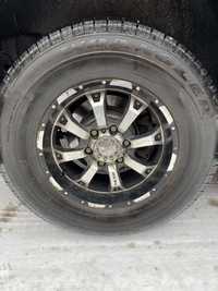 Диски MKW 7.5J*17 6 болтів з резиною Goodyear Wrangler SR-A 265/70 17