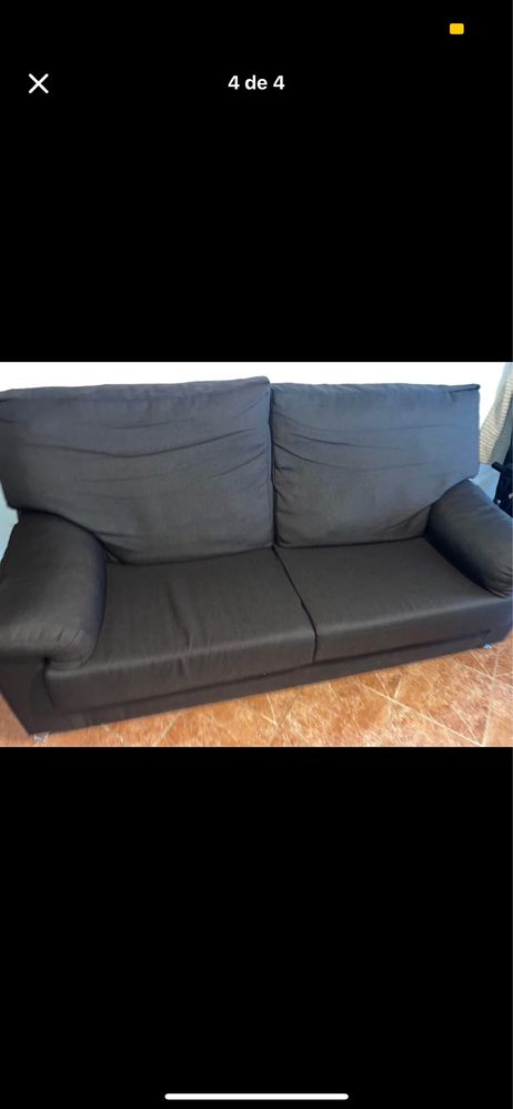 Sofa 3 lugares novo. 2 meses de uso