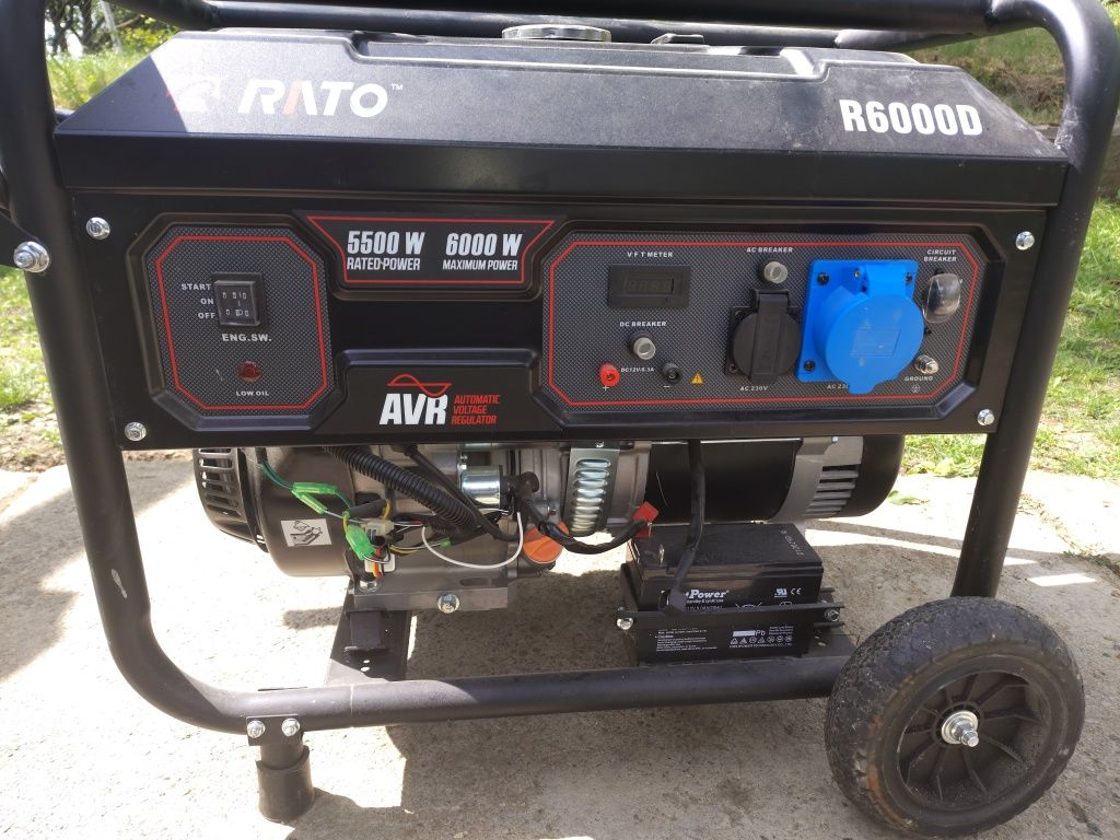 Генератор бензиновий RATO R6000D
