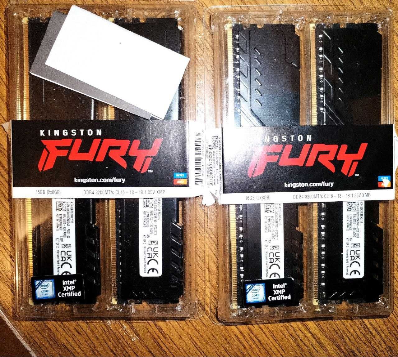 ОЗП Kingston DDR4 32GB (4x8GB) 3200Mhz FURY Beast Black