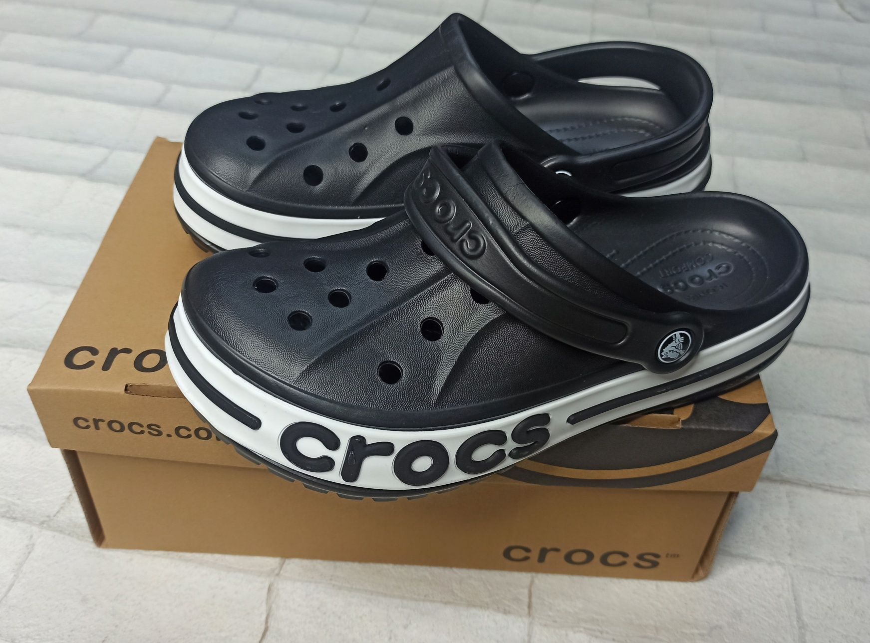 Кроксы чёрные Crocs 9001 размеры 37-41
