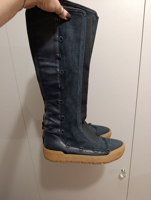 Кожаные сапоги НМ СРОЧНО! !