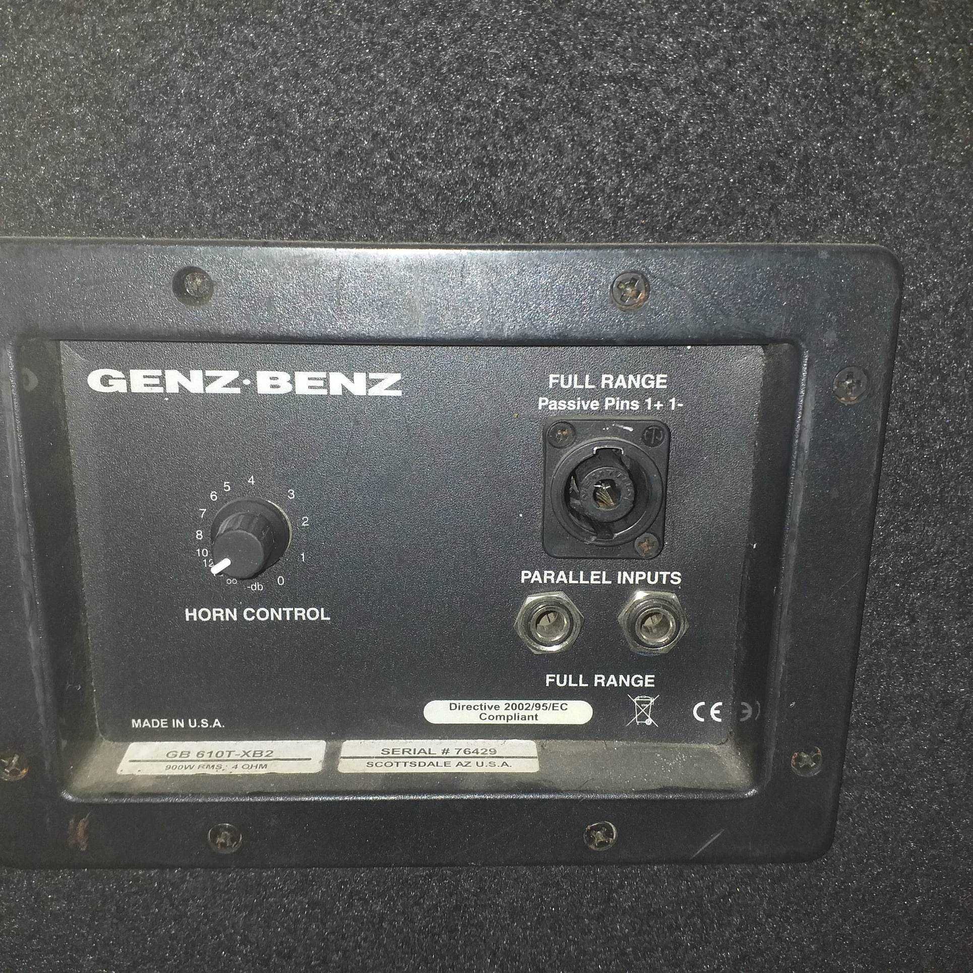 Kolumna basowa Genz-Benz 6X10 900 watt