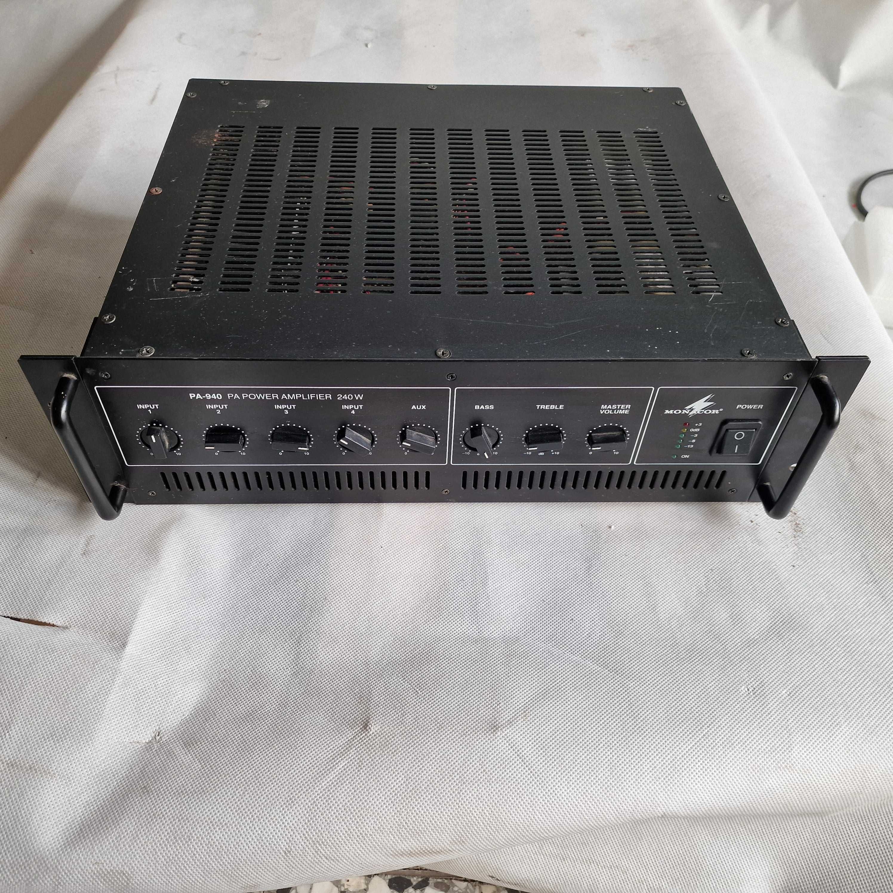 Wzmacniacz Monacor PA-900 ELA RMS 120 W
