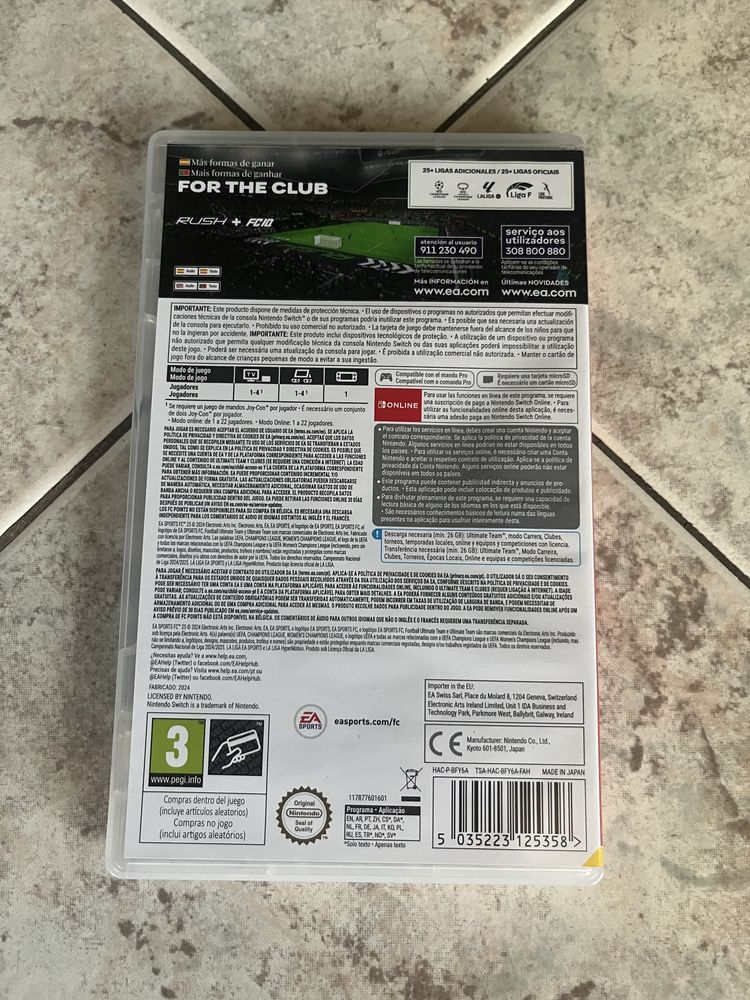 EAFC25 nintendo