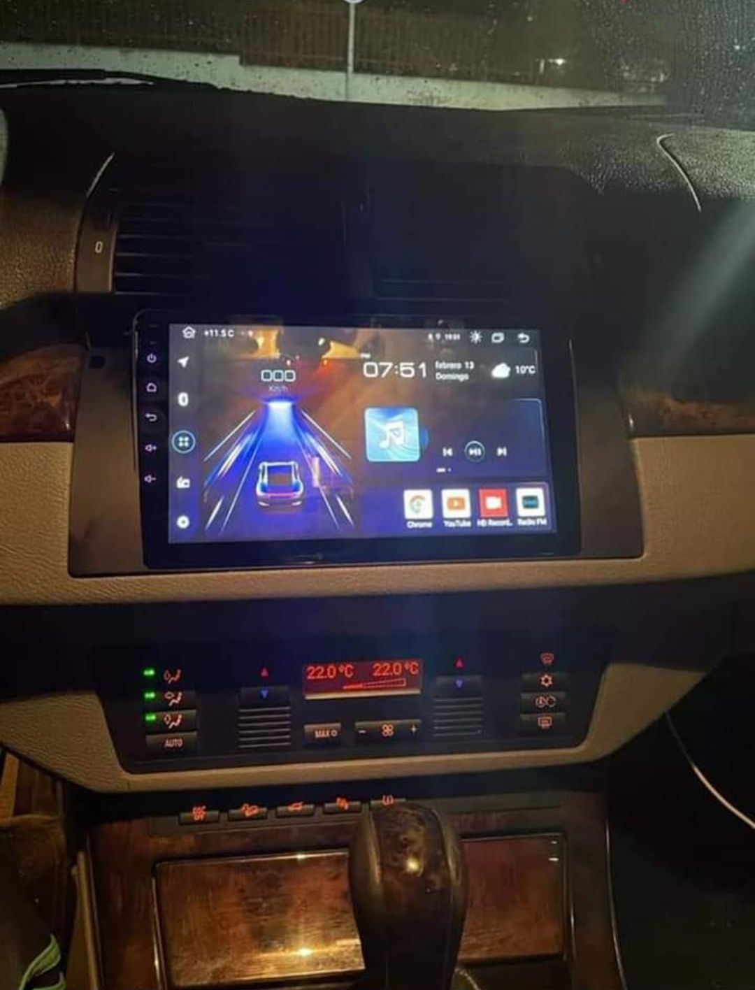 Radio Android 12 com GPS BMW E39/X5 (Artigo Novo)