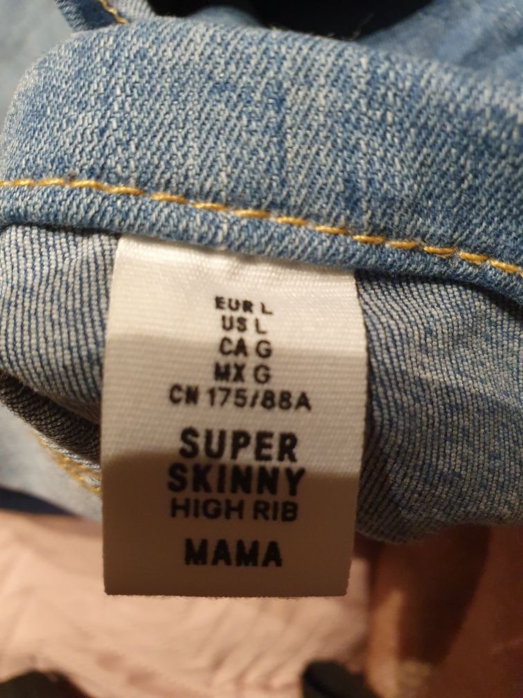 Jeans spodnie ciążowe roz L