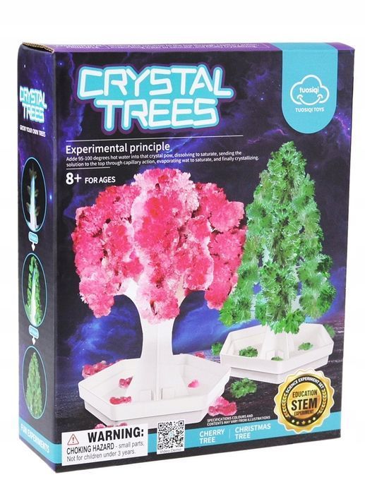 Kryształowe Drzewka Hodowla Kryształów Magiczne Drzewko Eksperymenty