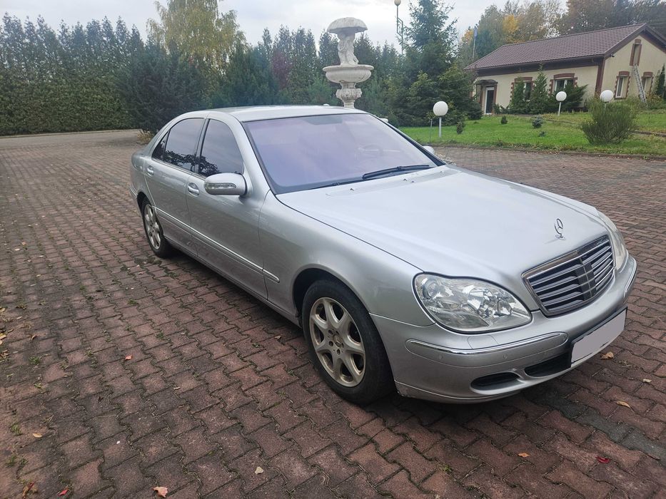 Mercedes w220 s klasa lift oraz przedlift na części srebrny 744 czarny