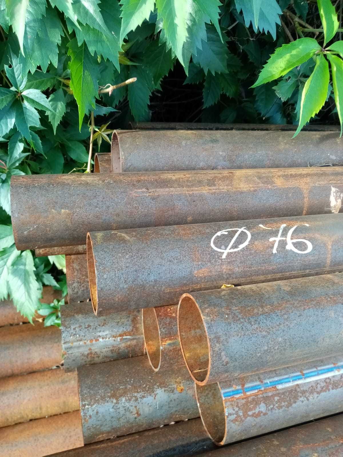 Rury stalowe średnica zew.  51,  60, 76,  89 mm