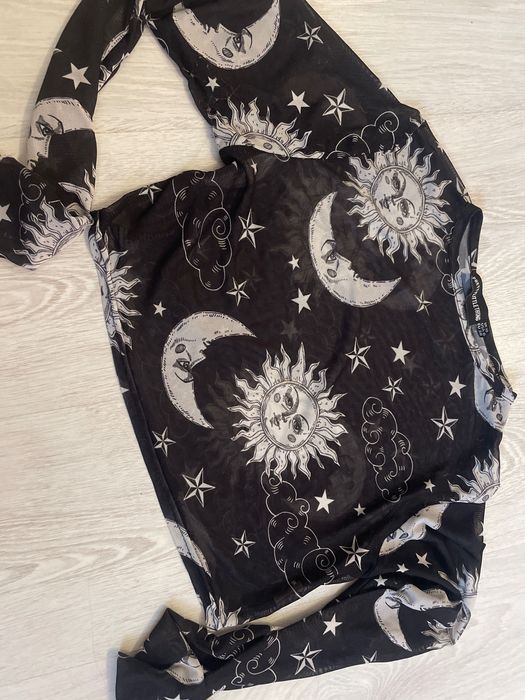 Кофта , розмір 36, чорна з візерунком