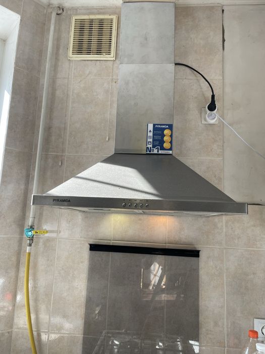 Витяжка кухонна Pyramida KH60. Нержавіюча сталь. Витяжка для кухні