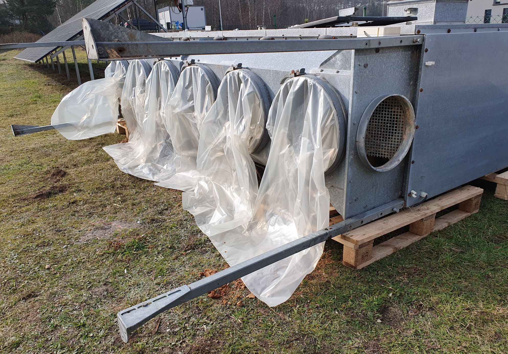 Odciąg trocin wyciąg turbina duży Schuko